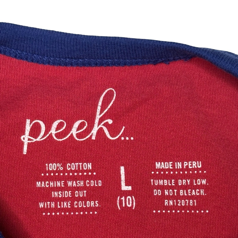 Peek Spring Baseball Raglan Top - Picture 3 of 4